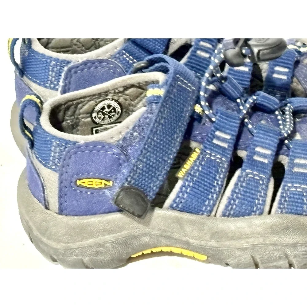 Keen Sandals Kids 8 Venice H2 Hiking Water Shoes Blue Yellow